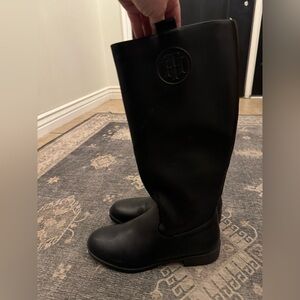 Tommy Hilfiger Black Riding Boots